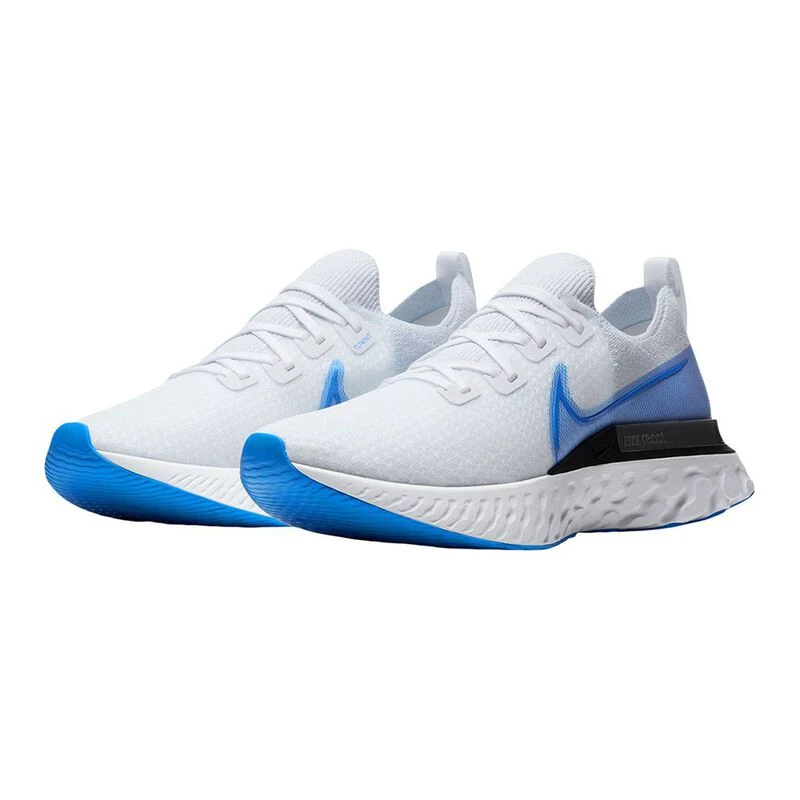 Nike Mens React Infinity Run Flyknit Running Shoes True White Photo B