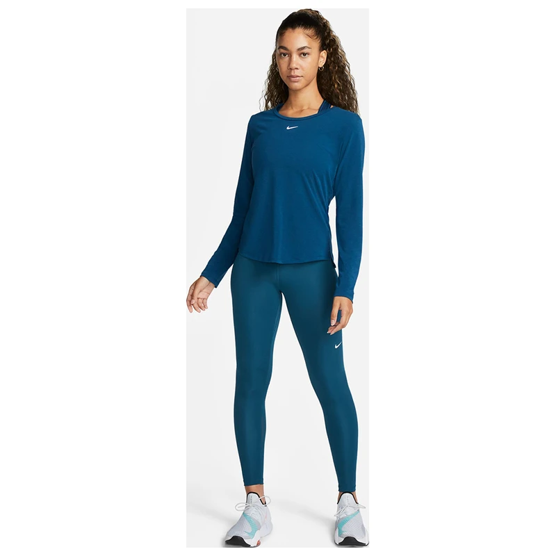 Nike Womens Pro Mid-Rise 365 Tights (Valerian Blue/Black/White)