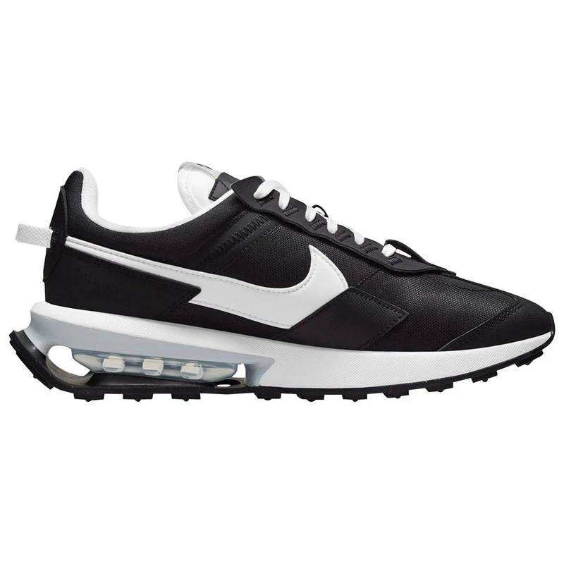 Nike Womens Air Max Pre-Day Shoes (Black/White/Metallic SIlver) | Spor