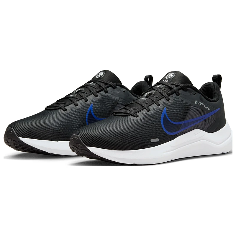 Nike Mens Downshifter 12 Shoes (Anthracite/Racer Blue/Black/White) | S