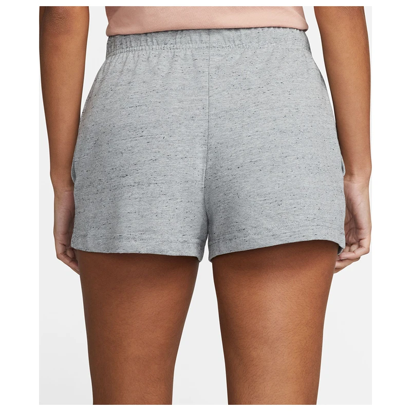Nike Womens Sportswear Gym Vintage Shorts Dark Grey Heather White