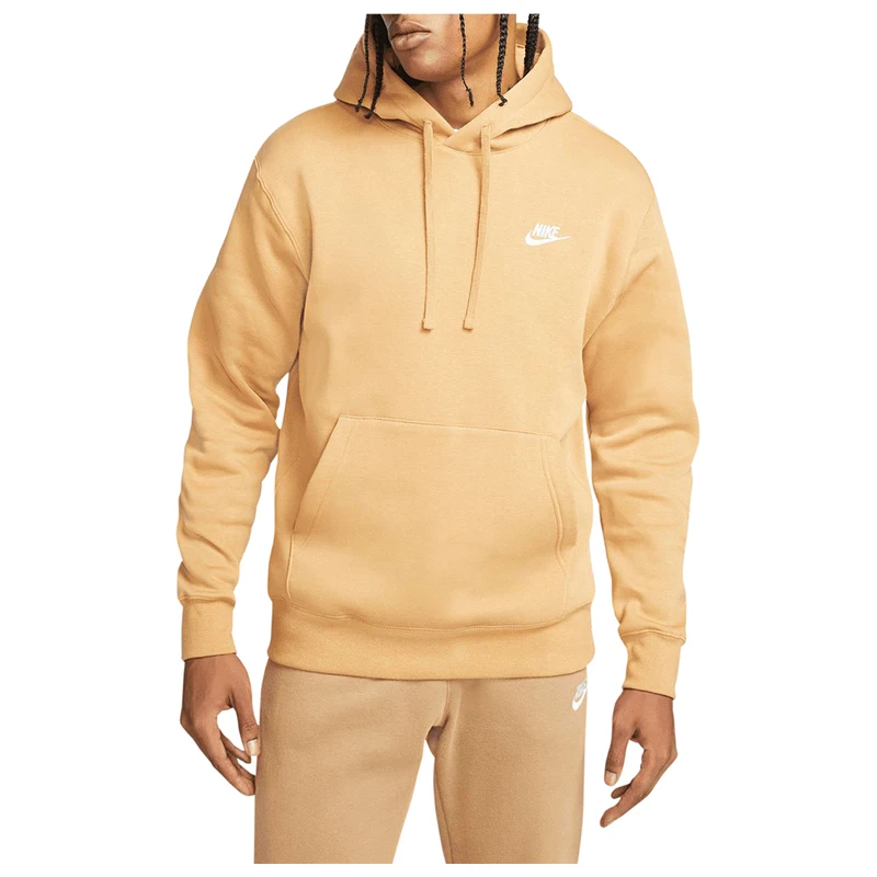 Nike hoodie white and gold best sale