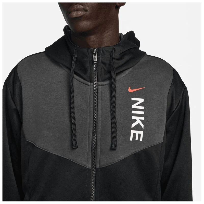Nike Mens Sportswear Hybrid Hoody (Black/Off Noir/Black) | Sportpursui