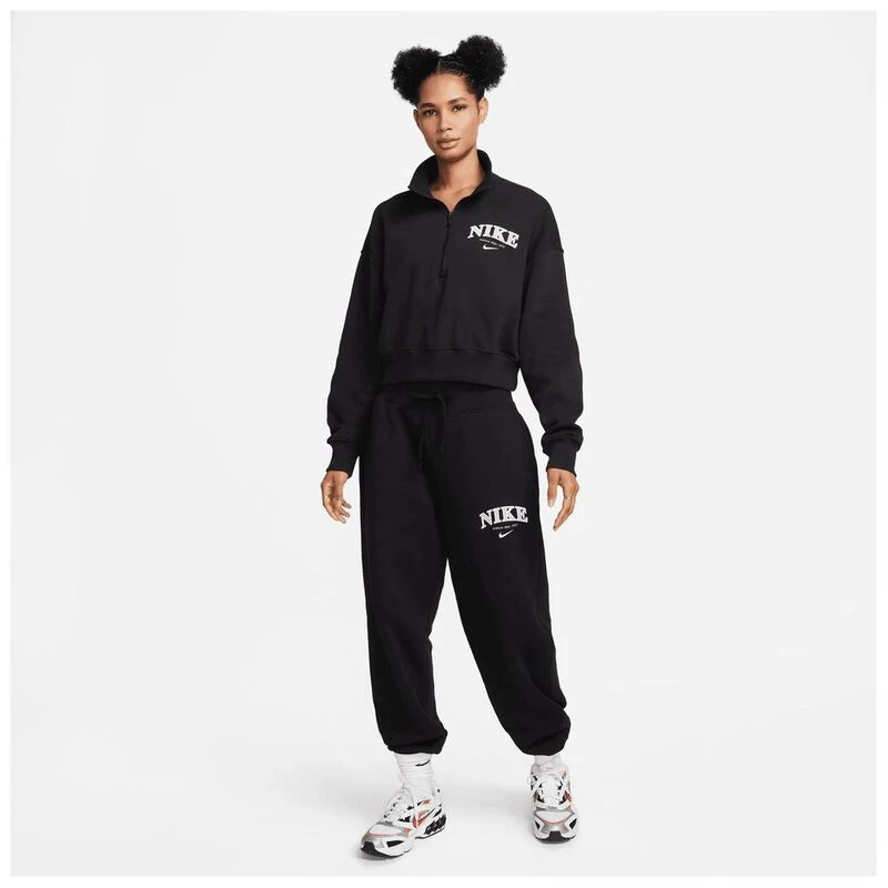 Nike Womens Sportswear Phoenix Trousers (Black) | Sportpursuit.com