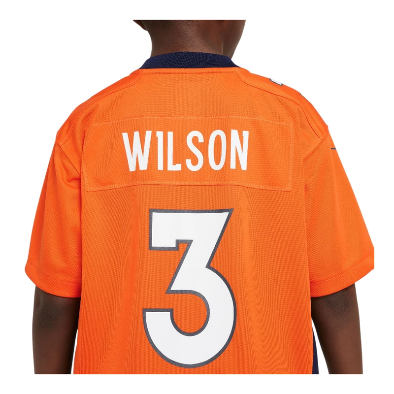 Nike Boys NFL Denver Broncos Russell Wilson Jersey (Orange) | Sportpur
