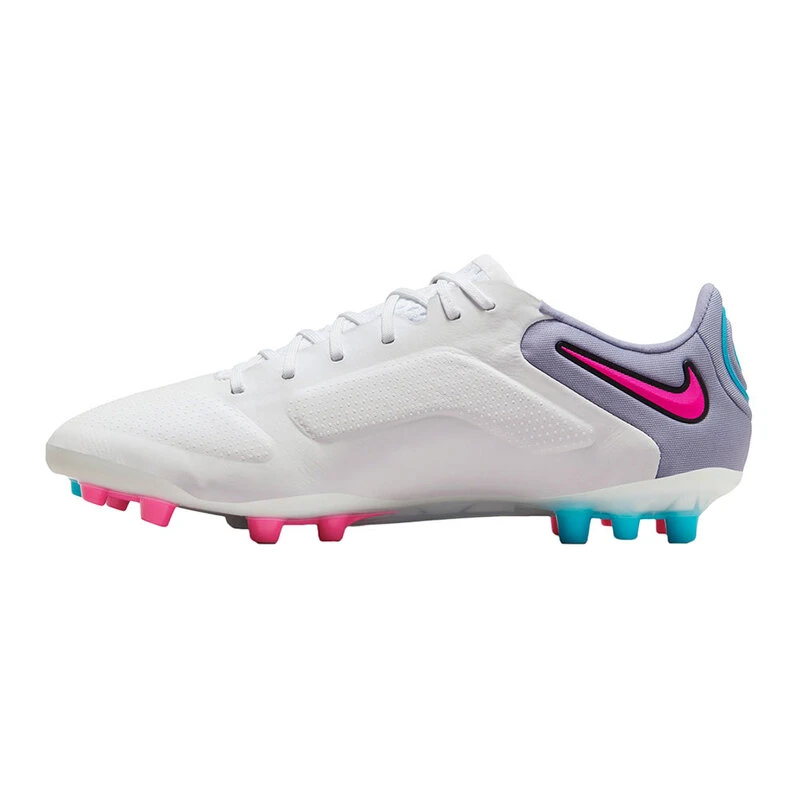 Nike Legend 9 Elite AG Pro Soft Ground Football Boots White Black Bal