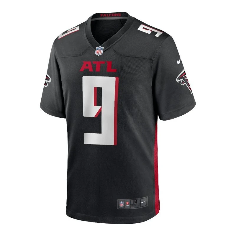 Nike Herren Home Game Atlanta Falcons Desmond Ridder 9 Trikot Schwarz