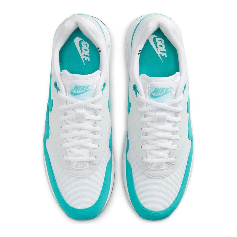 Nike Mens Air Max 1 '86 OG G Golf Shoes (White/Dusty Cactus Pure Plati