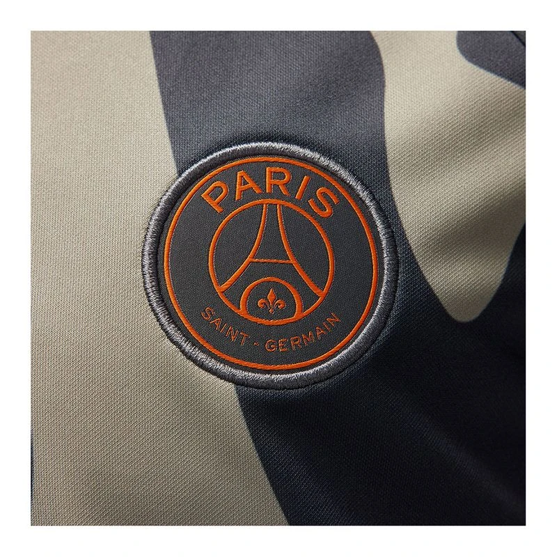 Nike Mens PSG Jersey Stone Stone Iron Grey Magma Orange Sportpursu