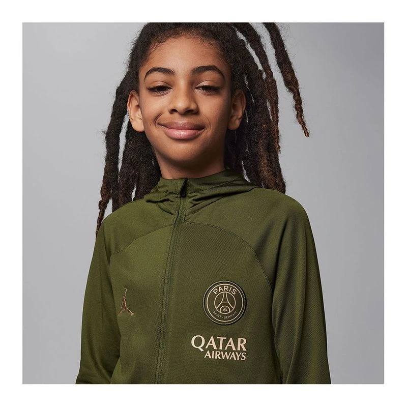 Nike Kids PSG Tracksuit (Green) | Sportpursuit.com