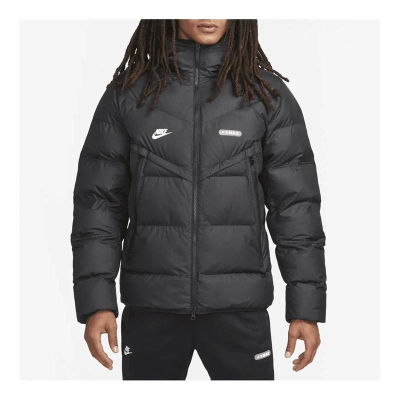 Nike Mens NSW Jacket Black Black White Sportpursuit