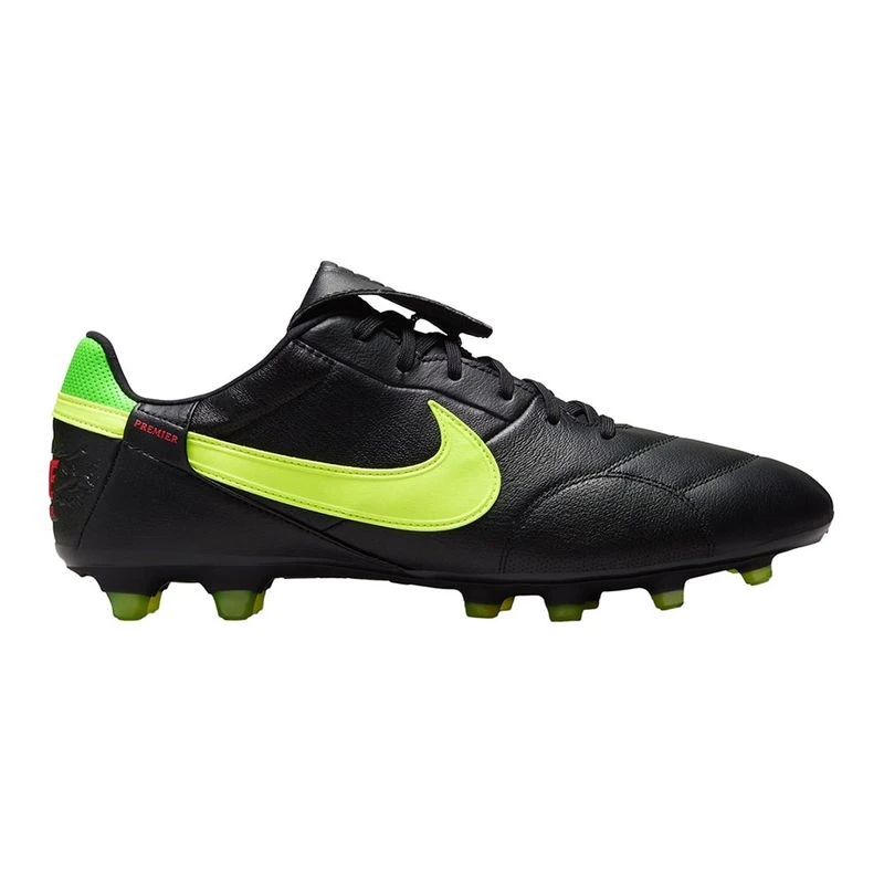 Nike Mens The Premier III FG Firm Ground Football Boots Black Volt Gr