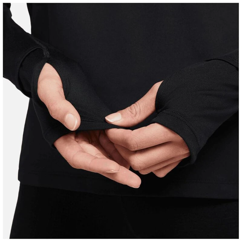 Nike Womens Dri-FIT Icon Clash Long Sleeve Top (Black) | Sportpursuit.