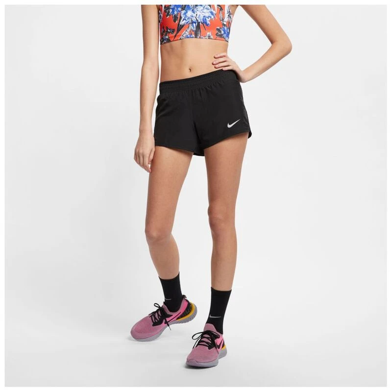 Nike Womens 10K Shorts (Black/Black/Black/Wolf Grey)