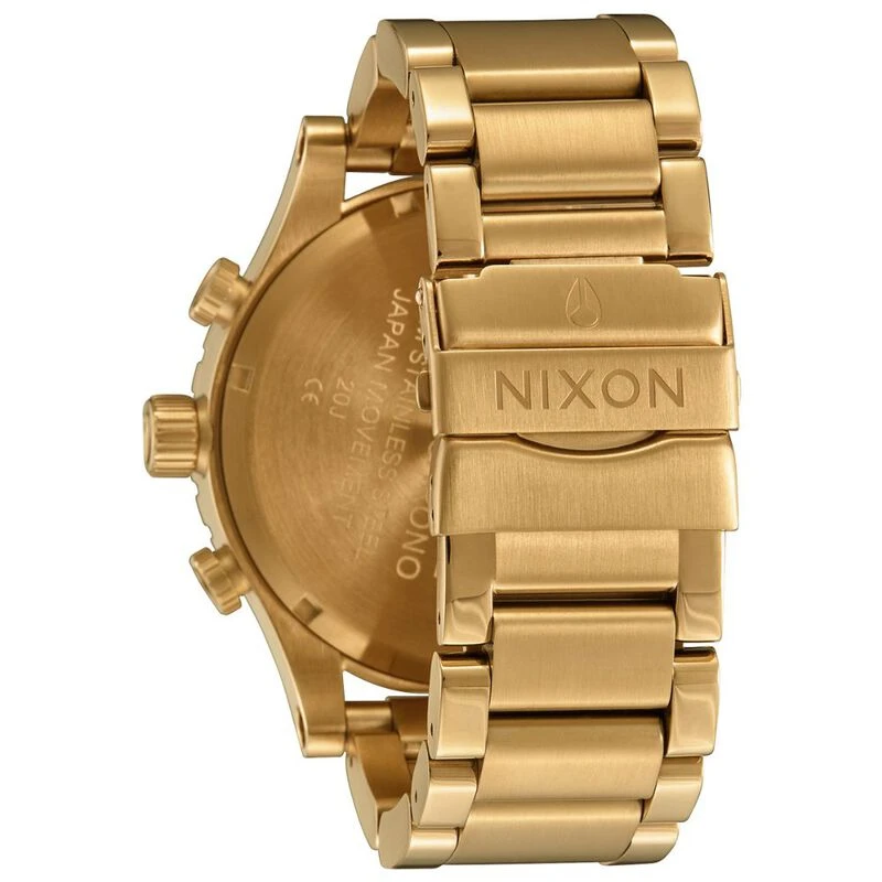Nixon Mens 51-30 Chrono V1 Watch (Black/Yellow) | Sportpursuit.com