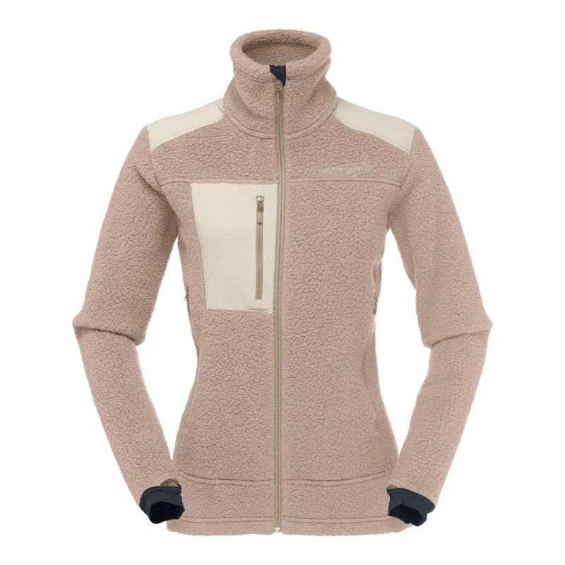 Norrona Womens Trollveggen Thermal Pro Jacket Brown Sportpursuit.c