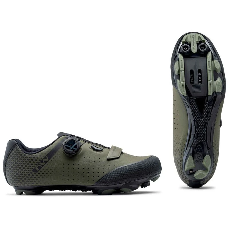 Northwave Mens Origin Plus 2 Cycling Shoes Green Sportpursuit