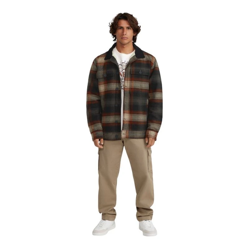 O'Neill Mens TRVLR Series Fleece Lined Jacket (Grey) | Sportpursuit.co