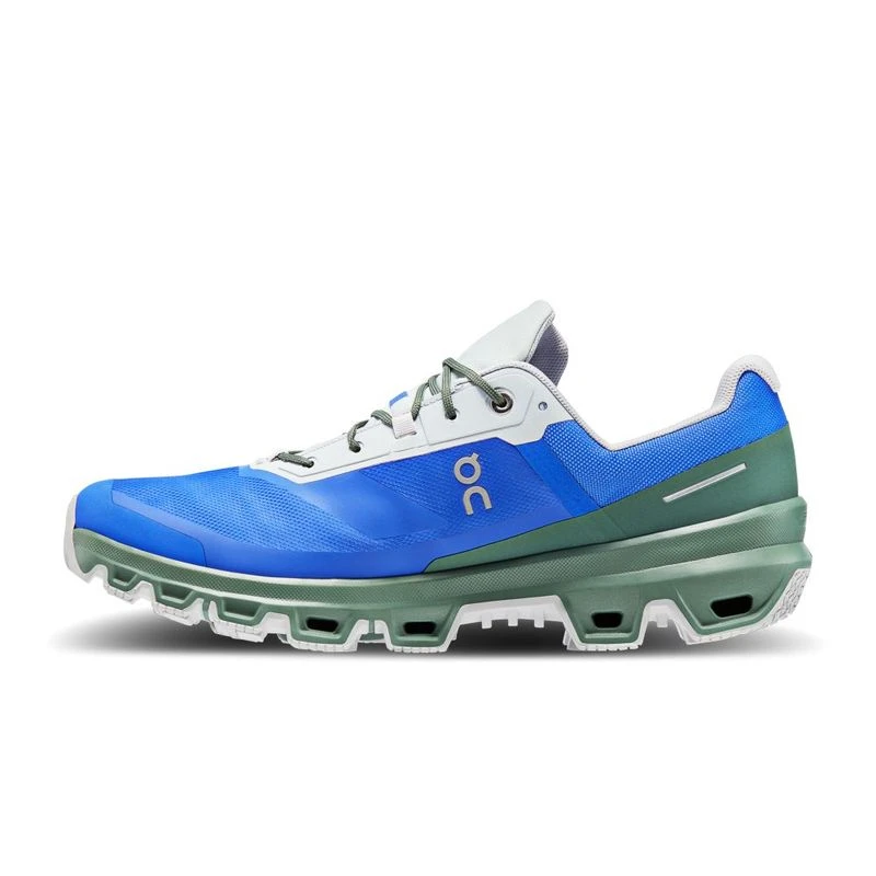 ON Running Mens Cloudventure Waterproof Running Shoes Cobalt Ivy S