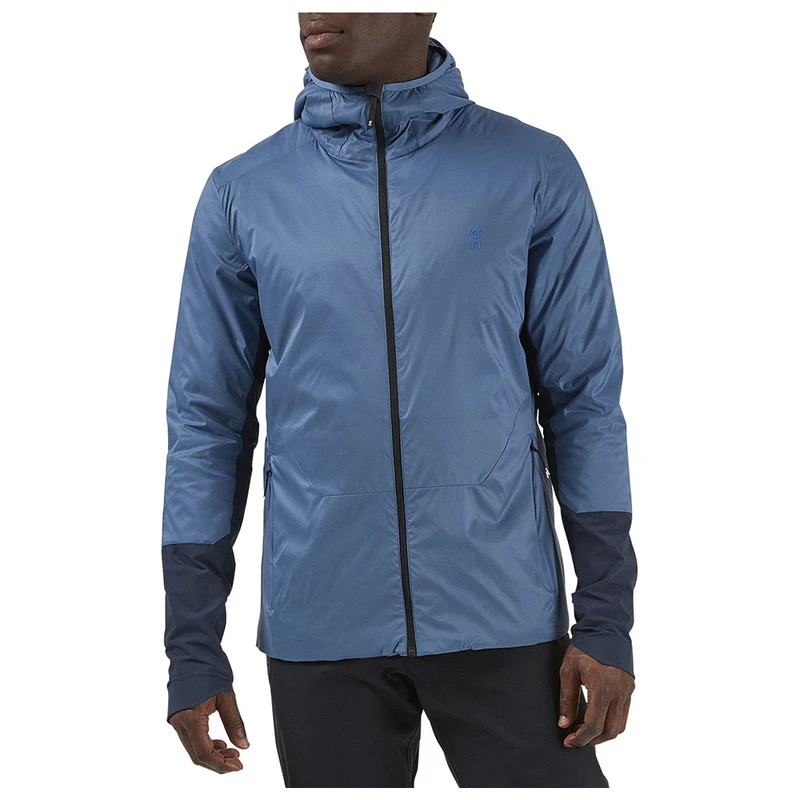 ON Running Mens Insulator Jacket (Cerulean/Navy) | Sportpursuit.com