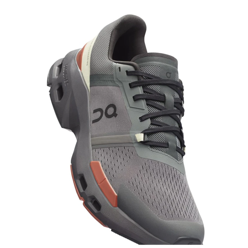 On Running Mens Cloudpulse 1 Running Shoes (Rock/Chili) | Sportpursuit
