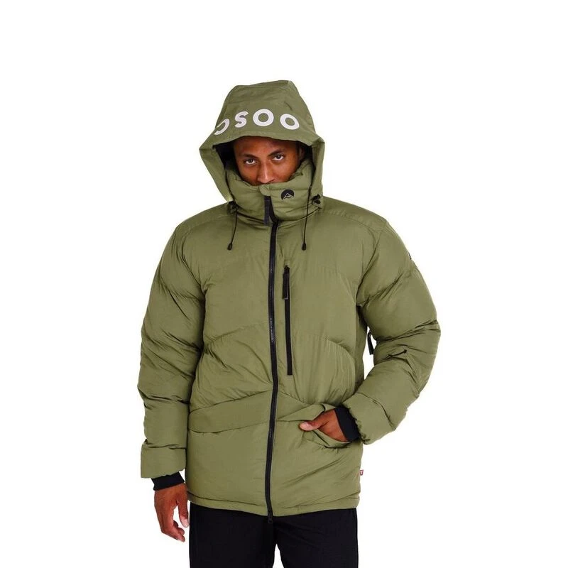 Mens puffer jacket khaki store