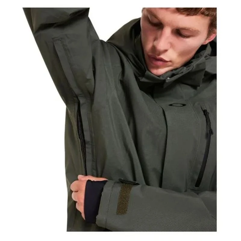 Oakley Mens Sub Temp Rc Gore-Tex 2.0 Jacket (Green) | Sportpursuit.com