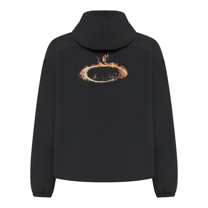 Oakley Mens Solar Rail Softshell Hoody (Black) | Sportpursuit.com