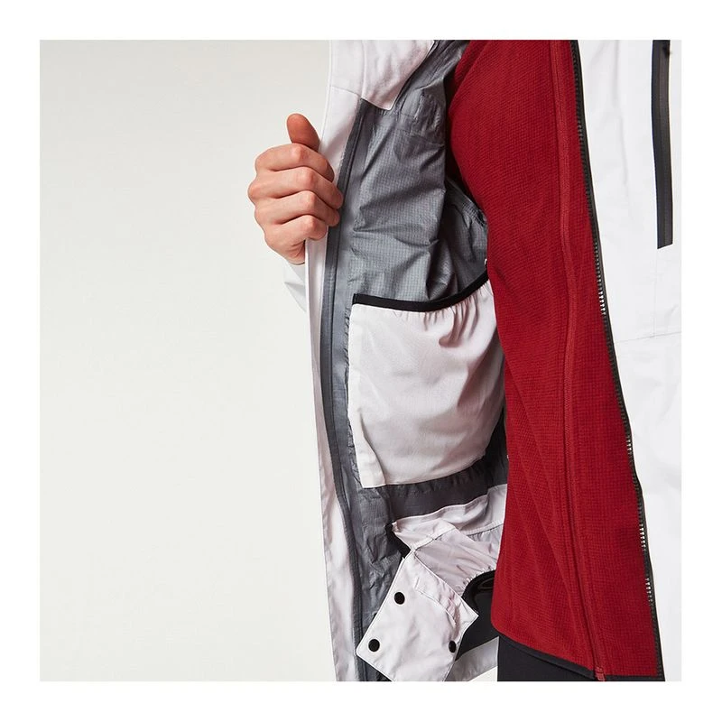 Oakley Mens Bowls Gore-Tex Pro Shell Jacket (White