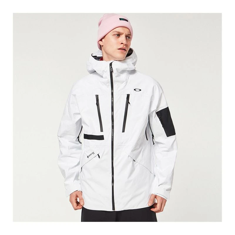 Oakley GORE-TEX PRO Shell jacket RECCO付 Oakley Mens Bowls Gore-Tex Pro Shell Jacket (White) | Sportpursuit.com