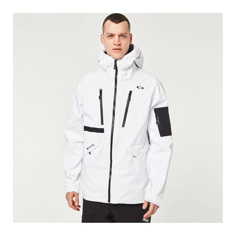 Oakley Mens Bowls Gore-Tex Pro Shell Jacket (White) | Sportpursuit.com