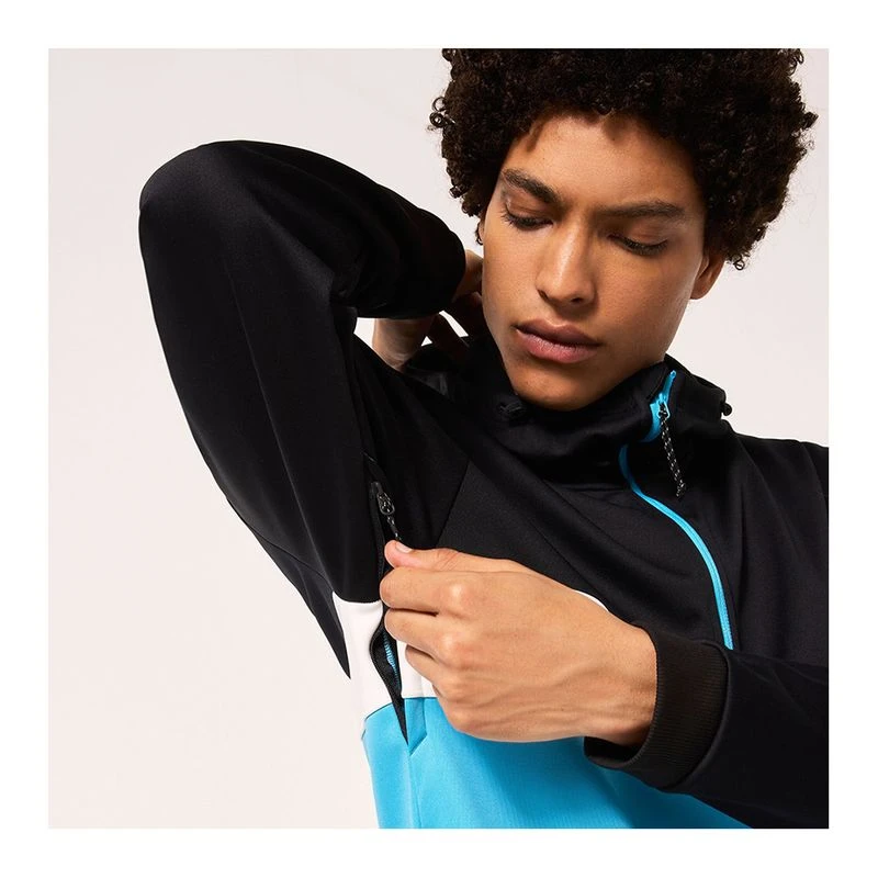 トップス TOM47 Oakley Sweat à capuche Tnp Nose Grab Softshell Homme (Black/Bright Blu