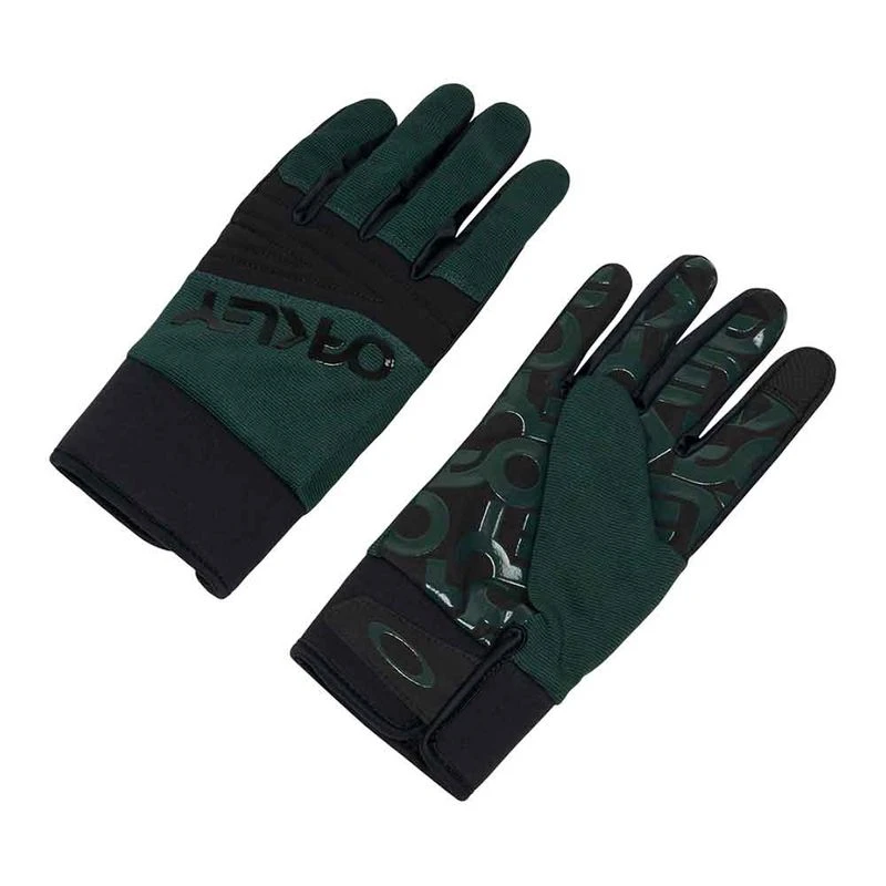 Oakley Mens Factory Pilot Core Gloves (Green) | Sportpursuit.com