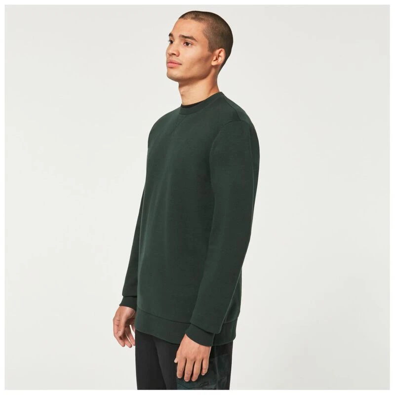 Oakley Mens Relax Crew Pullover Hunter Green Sportpursuit
