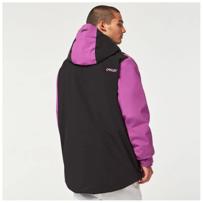Oakley Mens TNP TBT Anorak Ski Jacket (Blackout/Ultra Purple