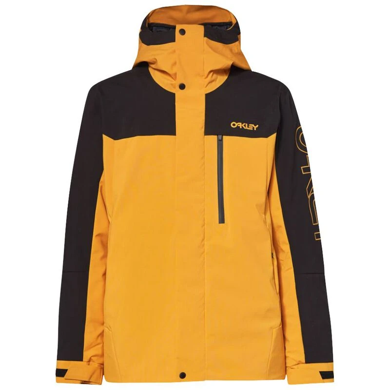 Oakley Mens TNP TBT Ski Jacket Amber Yellow Blackout Sportpursuit