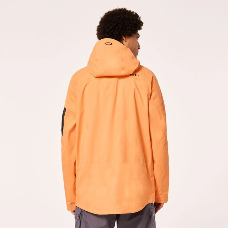 Oakley Mens Bowls Gore Tex Pro Shell Jacket Soft Orange Sportpursu