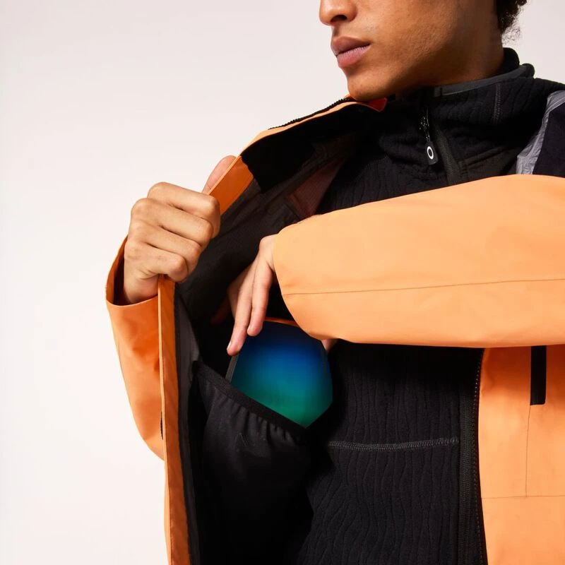 Oakley Mens Bowls Gore-Tex Pro Shell Jacket (Soft Orange