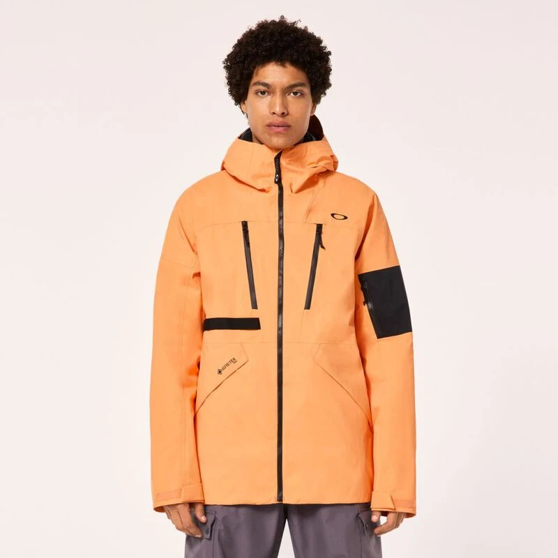 Oakley Mens Bowls Gore-Tex Pro Shell Jacket (Soft Orange) | Sportpursu