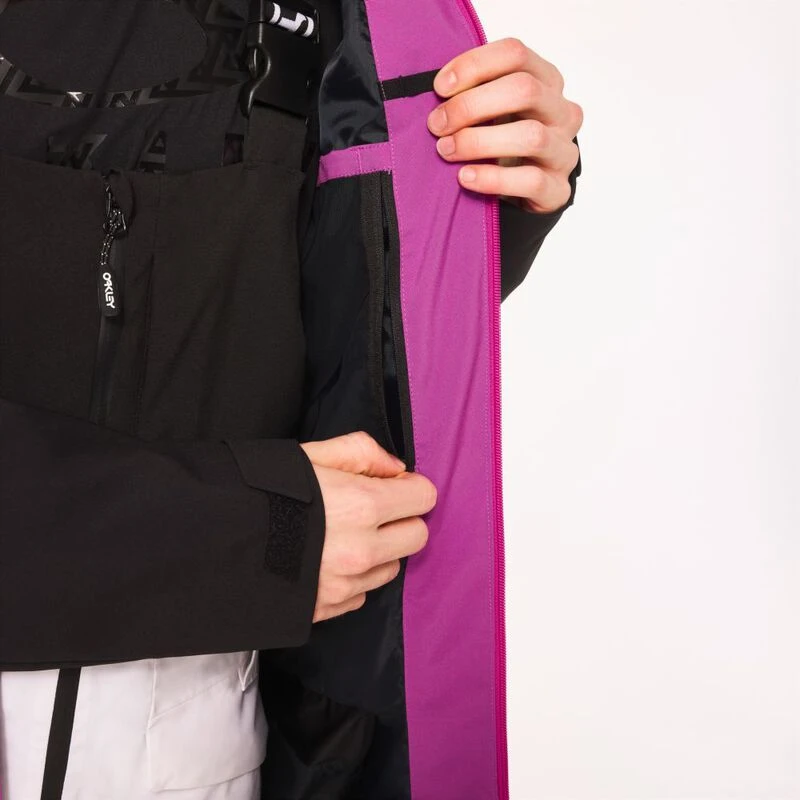 Oakley Mens TNP TBT Shell Jacket (Ultra Purple/Blackout Oakley Mens TNP TBT Shell Jacket (Ultra Purple/Blackout