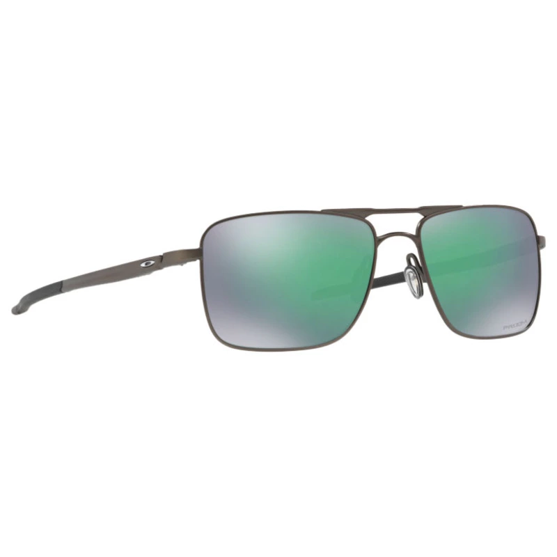 Oakley Mens Gauge 6 Prizm Titanium Sunglasses Pewter Jade Sportpur