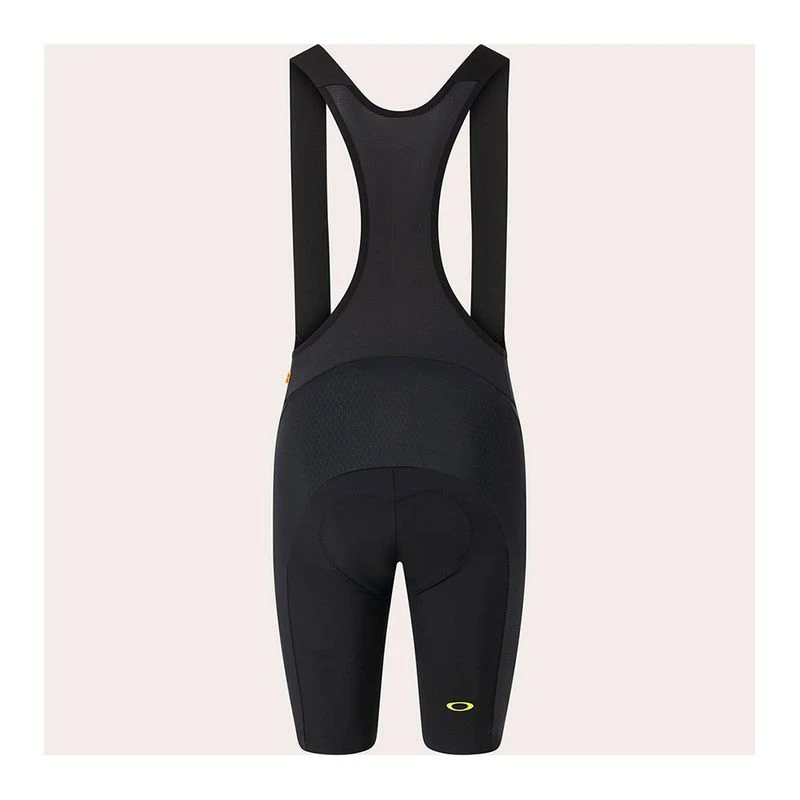 Oakley Mens Endurance Ultra Bib Shorts Black Sulphur Sportpursuit