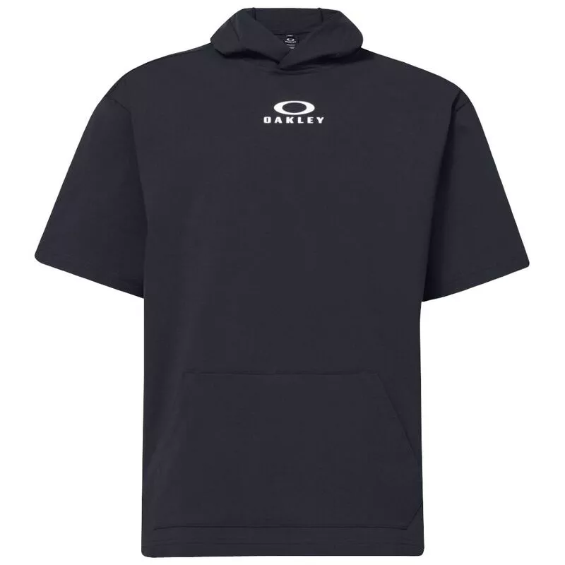 Oakley Mens Enhance 10.0 Short Sleeve Fleece Hoodie Blackout Sport
