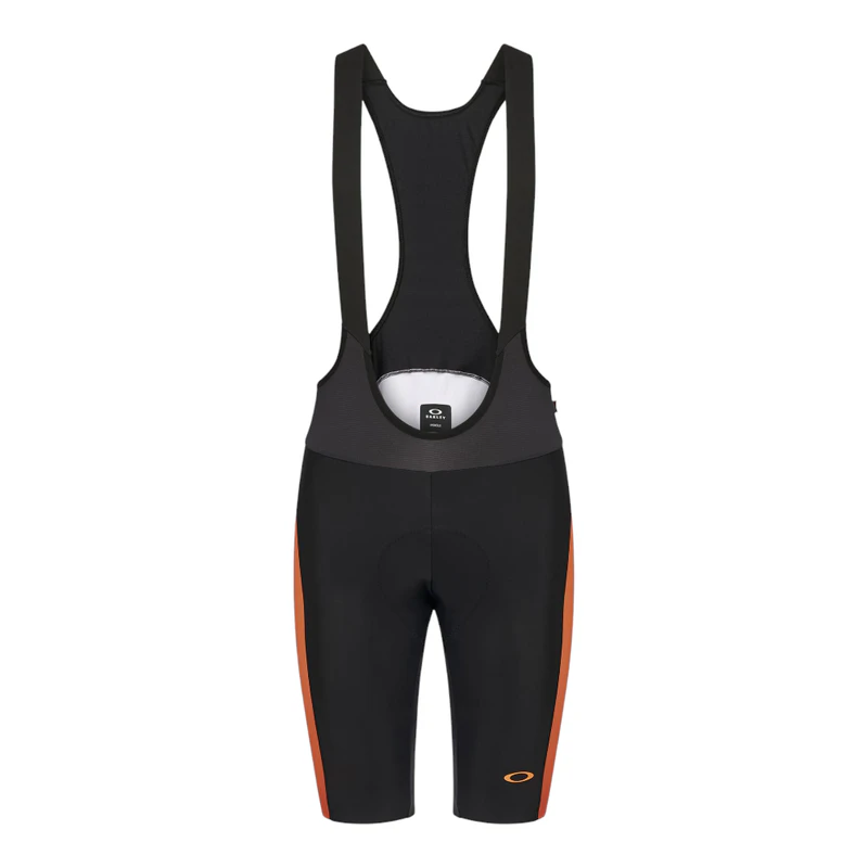 Oakley Mens Endurance Ultra Bib Shorts (Black/Orange) | Sportpursuit.c