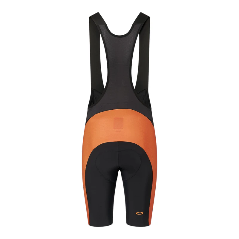 Oakley Mens Endurance Ultra Bib Shorts (Black/Orange) | Sportpursuit.c