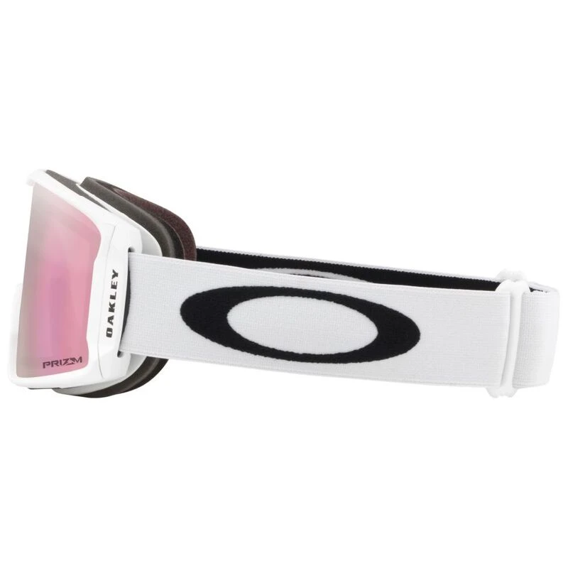 Oakley Line Miner M Ski Goggles (Matte White/Prizm Snow Hi Pink) | Spo