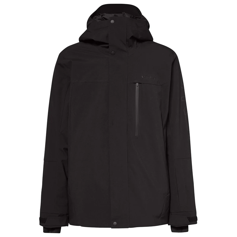 Oakley Mens TNP TBT Waterproof Jacket Blackout Sportpursuit