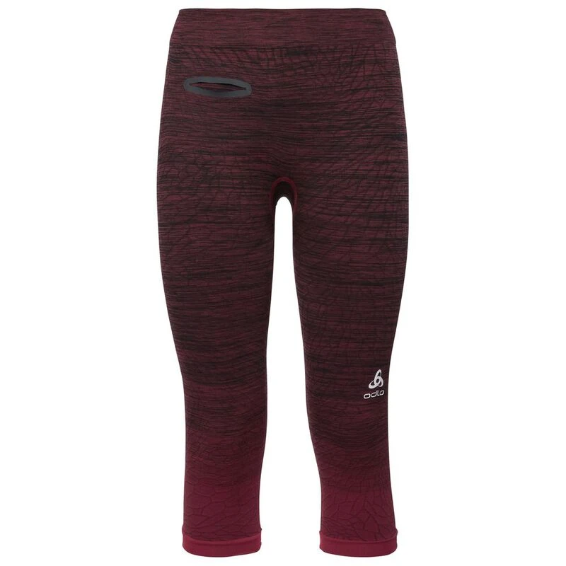 Odlo Womens Maia Tights (Rumba Red/Black) | Sportpursuit.com