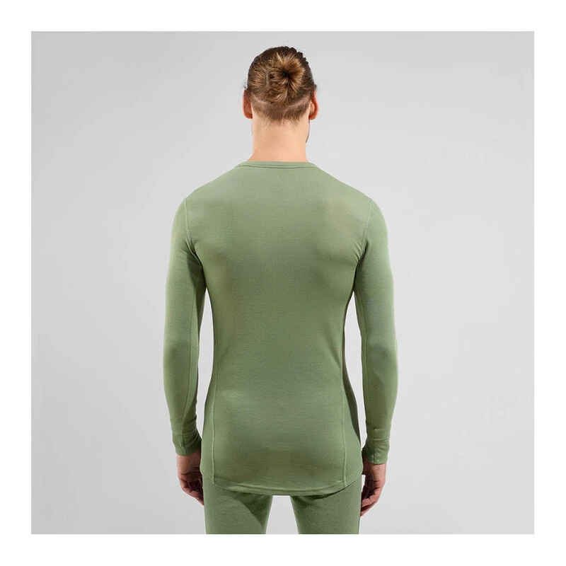 Camiseta Verde Hombre Manga Larga Camiseta De Manga Larga Mizuno