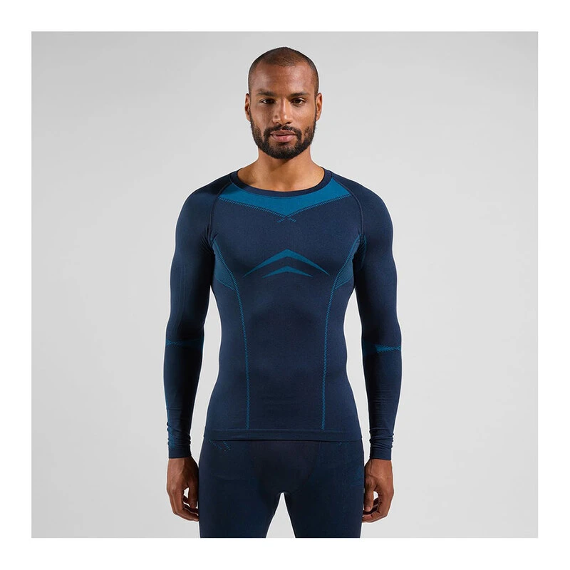 Odlo Maglia termica Fundamentals Performance Warm Uomo Blu private